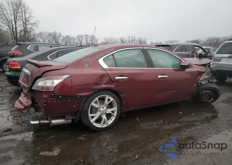 2012 Nissan Maxima S из США, поврежденный, VIN 1N4AA5AP0CC836832